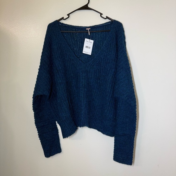 Free People Sweaters - Free People Women's Dream Lagoon V-Neck Sweater